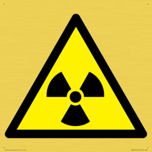W003 Warning: Radioactive material or ionizing radiation